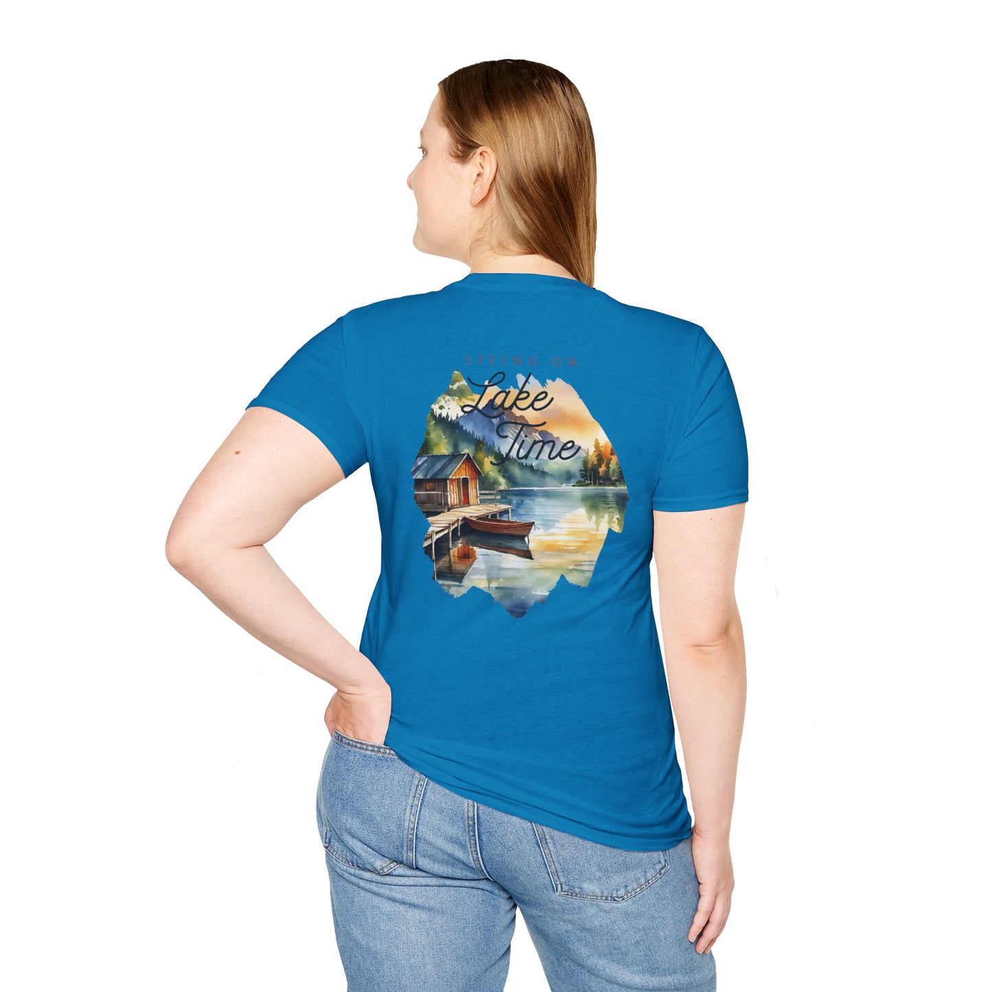 Lakt Time Scenic Cabin Boat T-Shirt