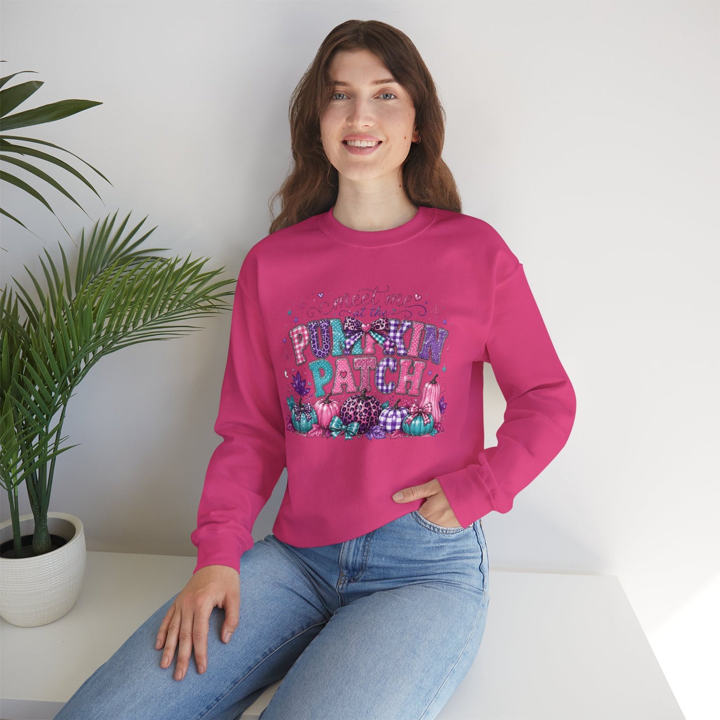 Pumpkin Patch Sweatshirt – "Meet Me at the Pumpkin Patch" Fall Crewneck