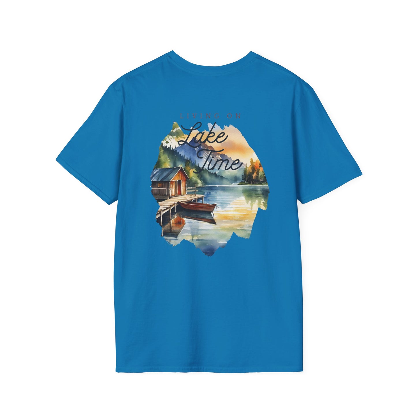 Lakt Time Scenic Cabin Boat T-Shirt