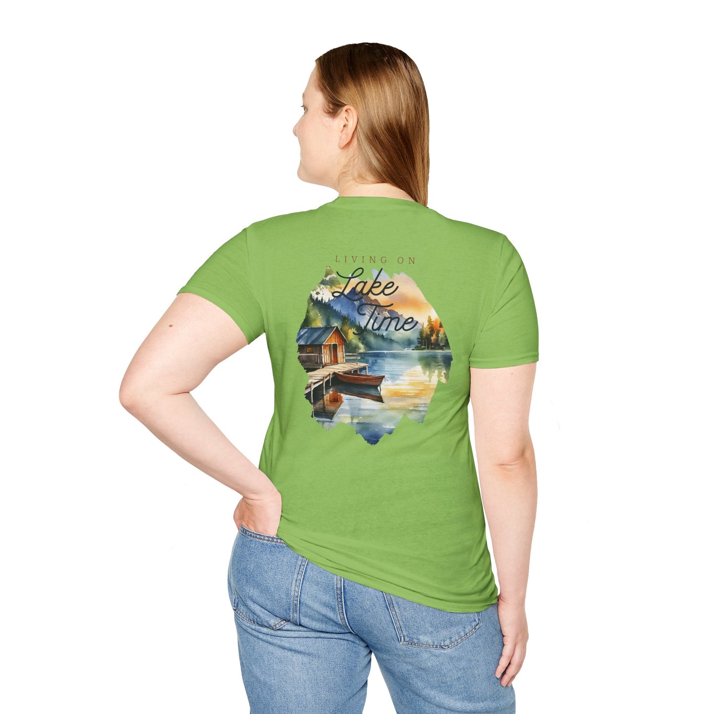 Lakt Time Scenic Cabin Boat T-Shirt