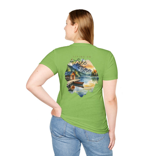 Lakt Time Scenic Cabin Boat T-Shirt
