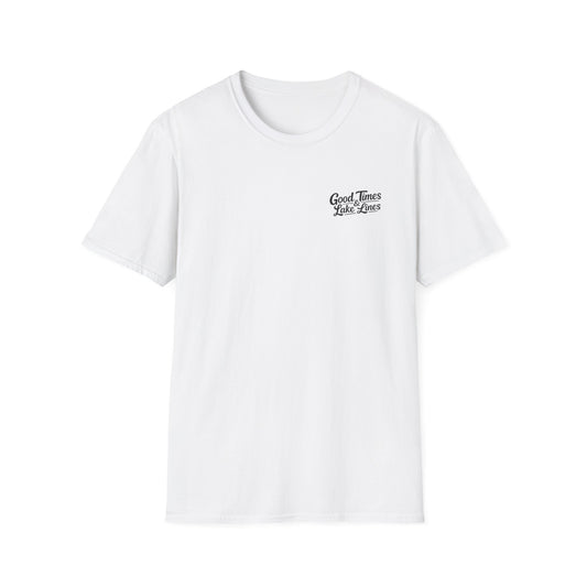 Boat Graphic T-Shirt — 'Whatever Floats Your Boat' Vintage Lake Sunset Tee