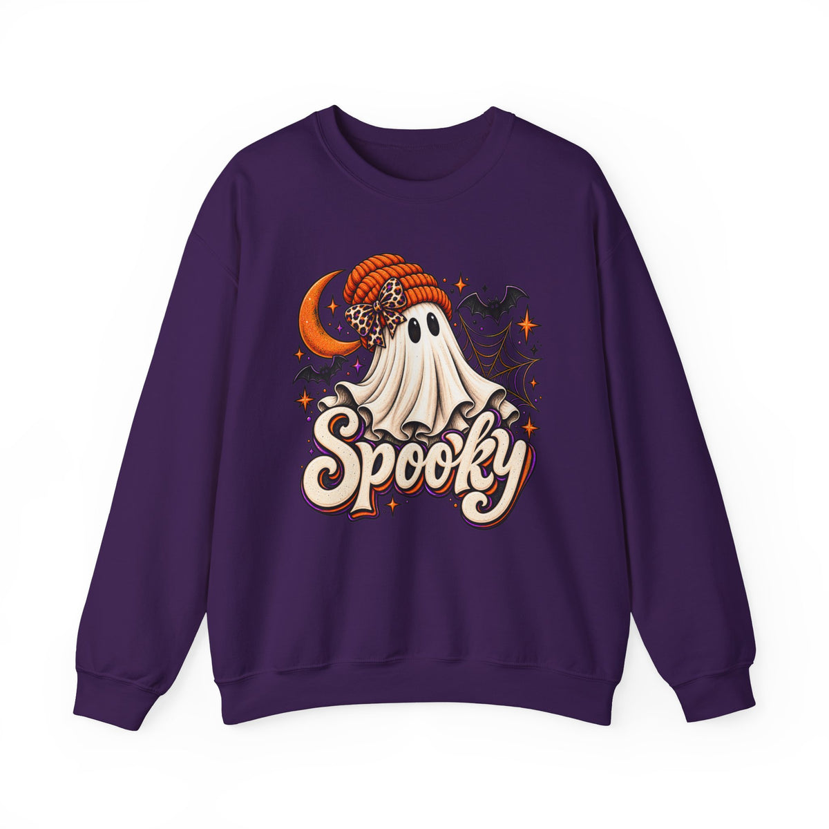 Halloween 'Spooky' Ghost Crewneck Sweatshirt