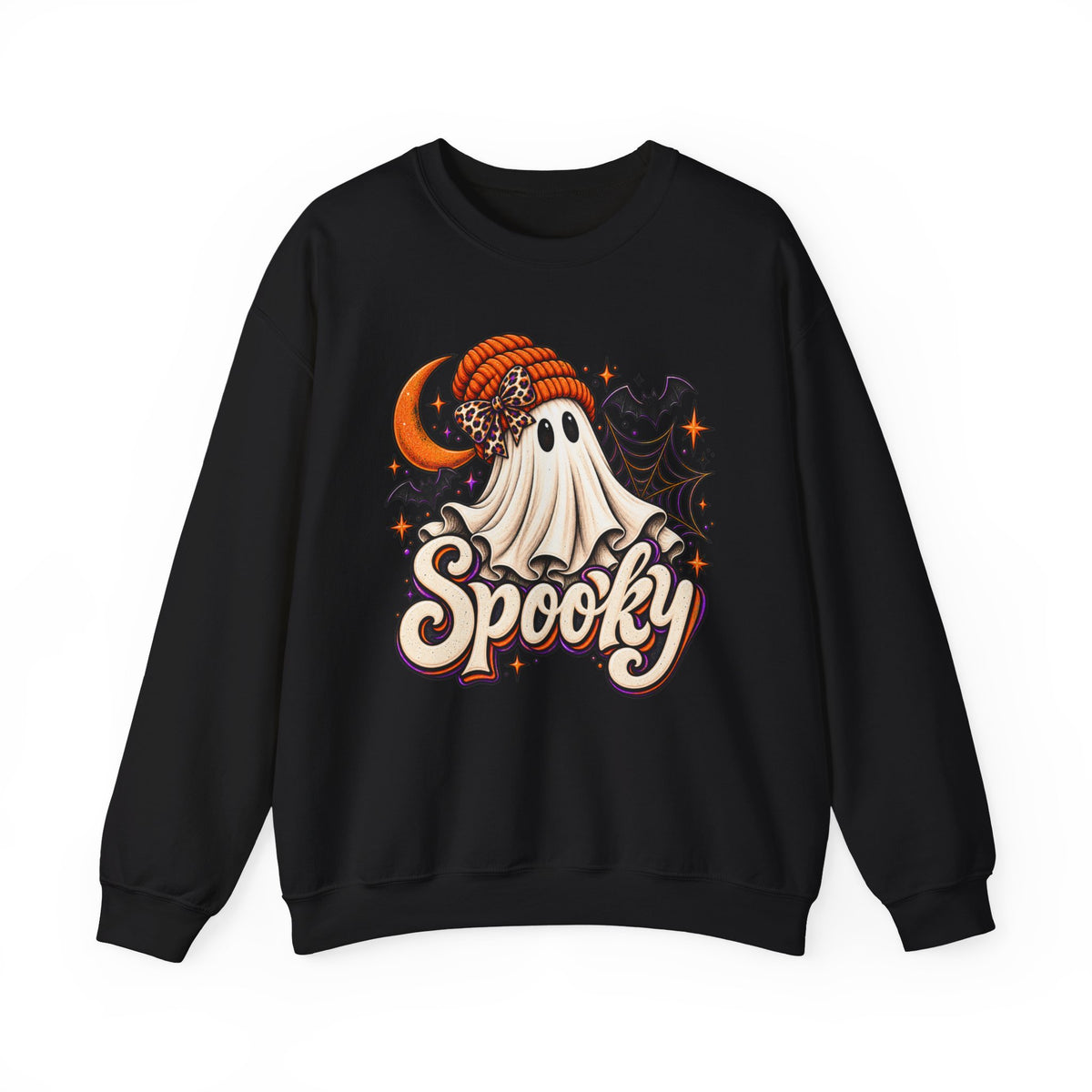 Halloween 'Spooky' Ghost Crewneck Sweatshirt