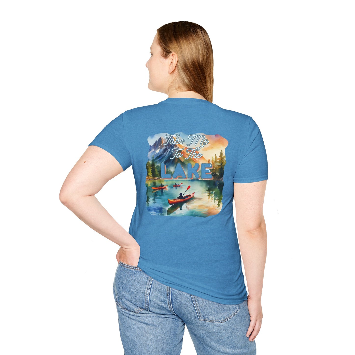 Take Me To The Lake Canoe T-Shirt — Lake Trip Camping Graphic Tee