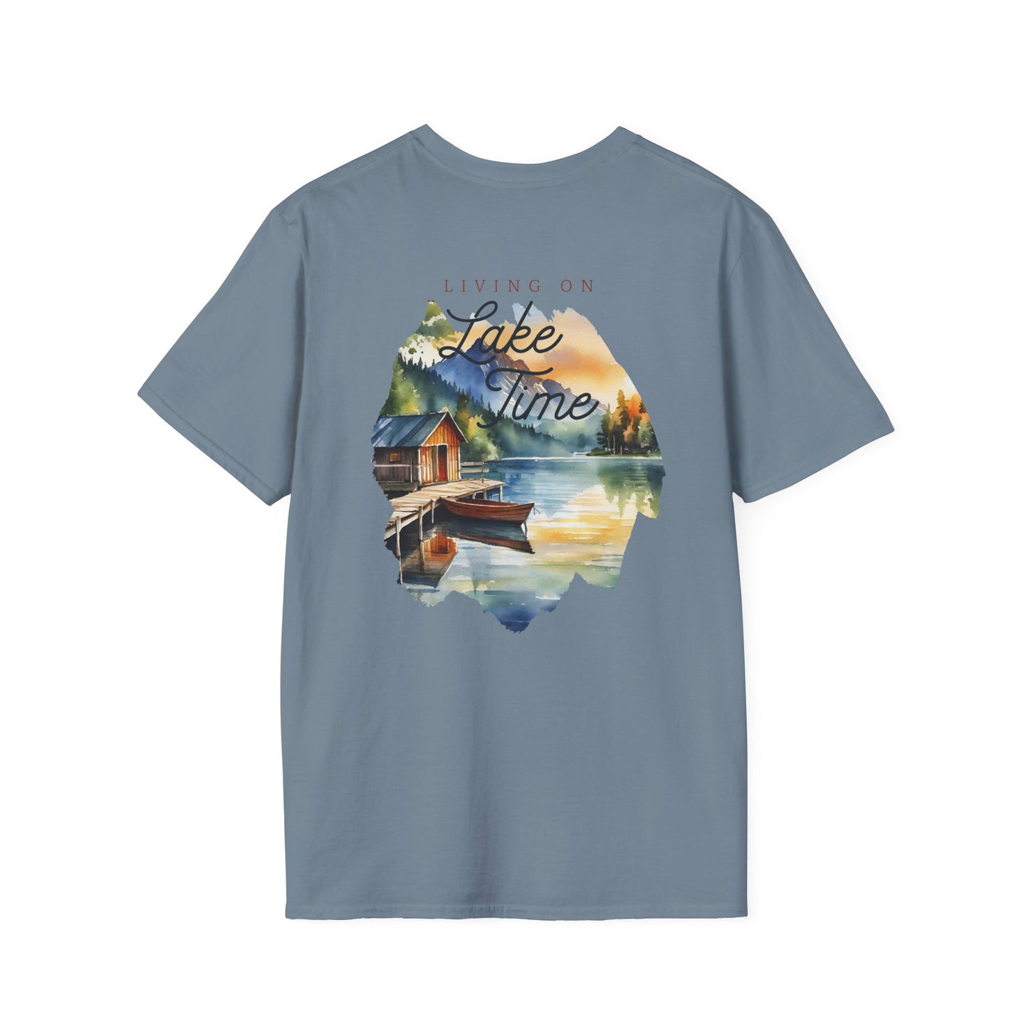 Lakt Time Scenic Cabin Boat T-Shirt