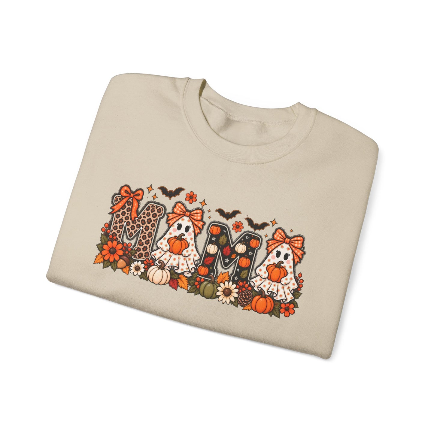 Mom Crewneck Sweatshirt — Floral Corgi Mom Graphic Pullover