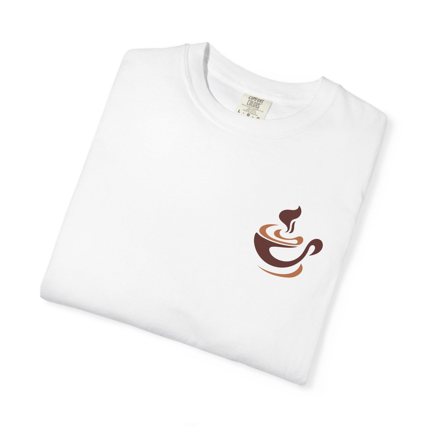 Caffeine & Chaos Skull Tee — Coffee Lover Skeleton Graphic T-Shirt