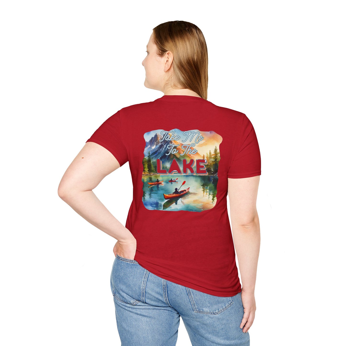 Take Me To The Lake Canoe T-Shirt — Lake Trip Camping Graphic Tee