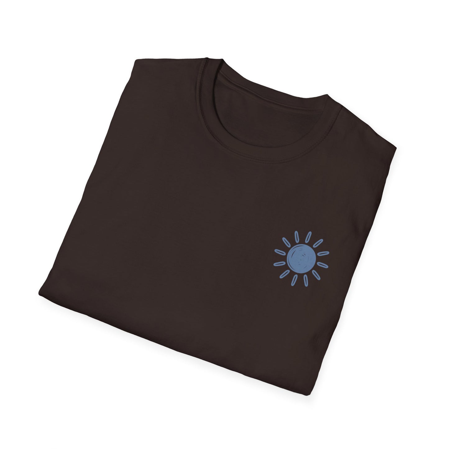 Sunshine & Lake Water Sunset T-Shirt — Boat on Lake View