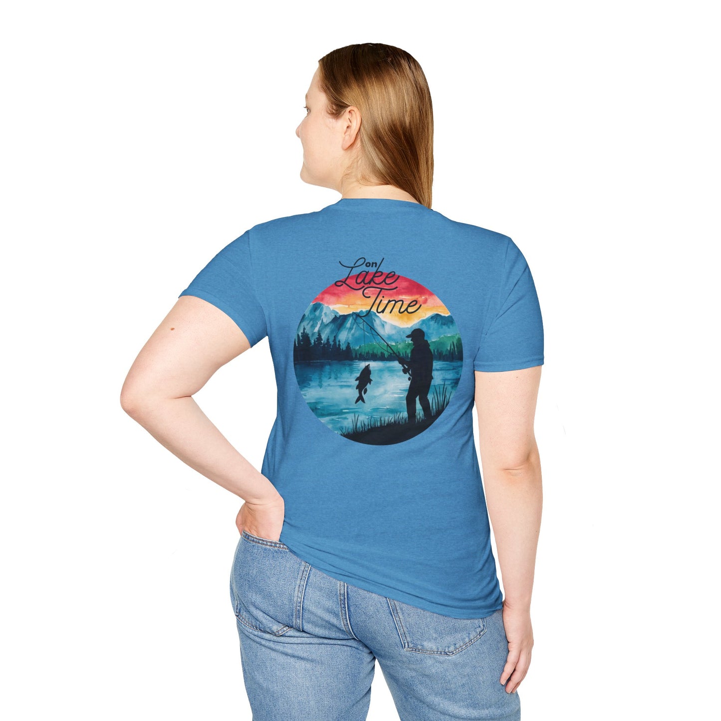 On Lake Time Fishing T-Shirt — Good Times & Lake Lines Collection