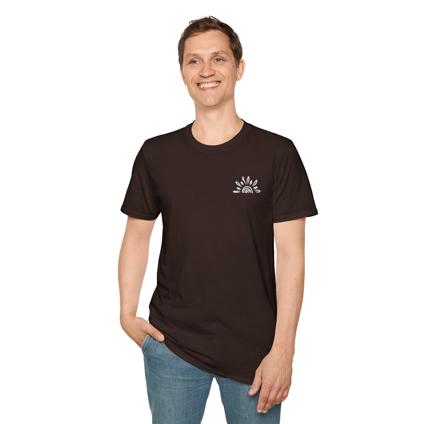 Lake View Sunglasses Tee — Boat, Waves & Sun Rays T-Shirt