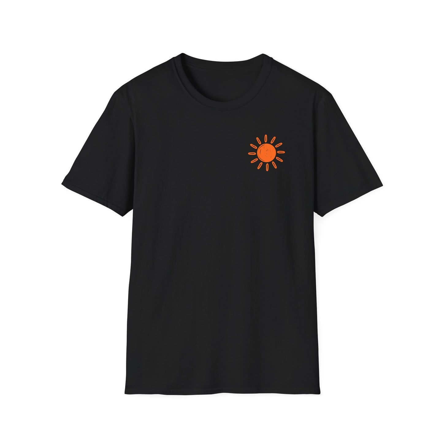 The Lake Made Me Do It Fishing Tee — Sunset Boat Graphic T-Shirt