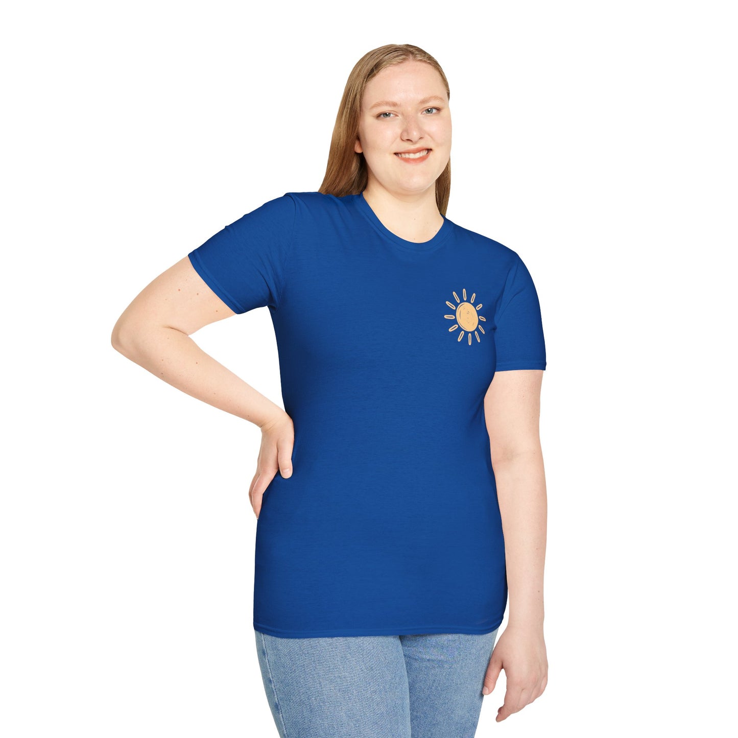 The Lake Is My Happy Place T-Shirt — Colorful Lake View Tee