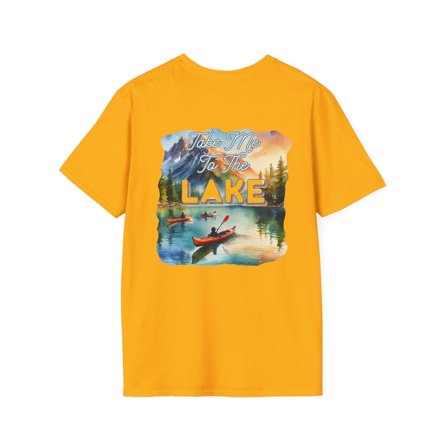 Take Me To The Lake Canoe T-Shirt — Lake Trip Camping Graphic Tee