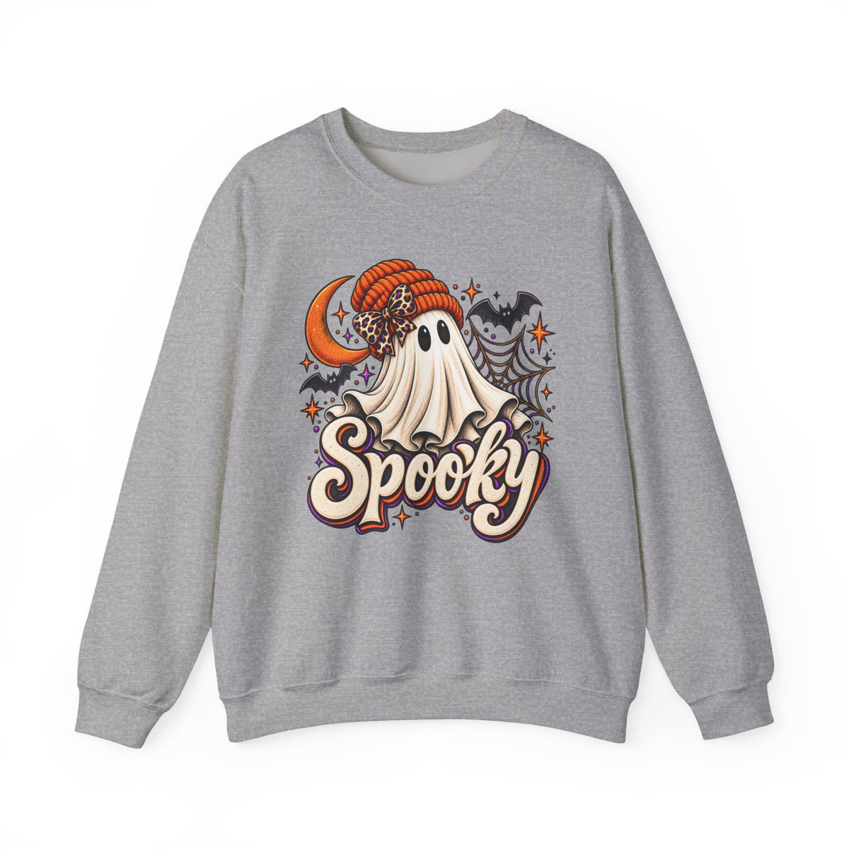 Halloween 'Spooky' Ghost Crewneck Sweatshirt