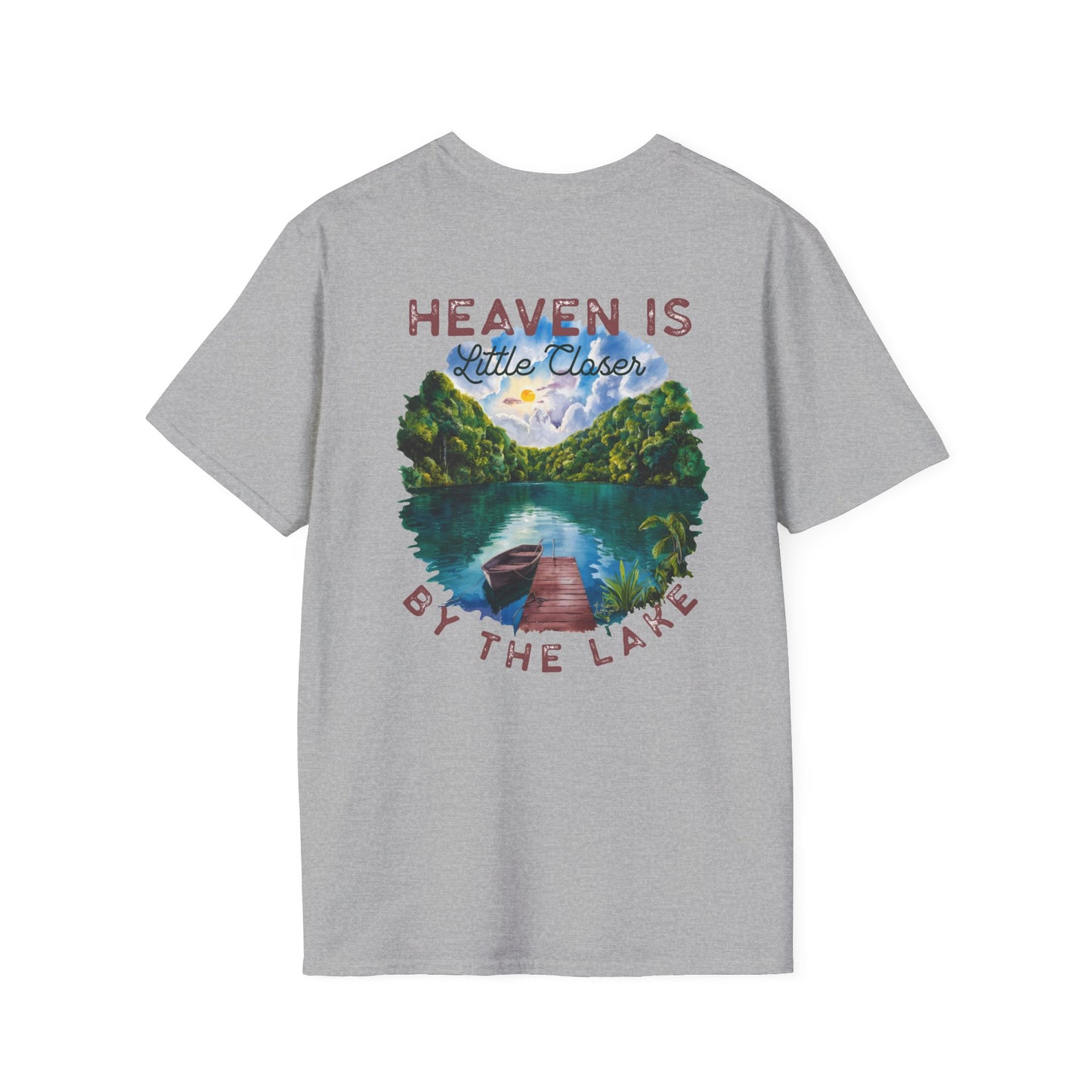 Heaven Is A Little Closer By The Lake T-Shirt — Scenic Lake Memorial Tee
