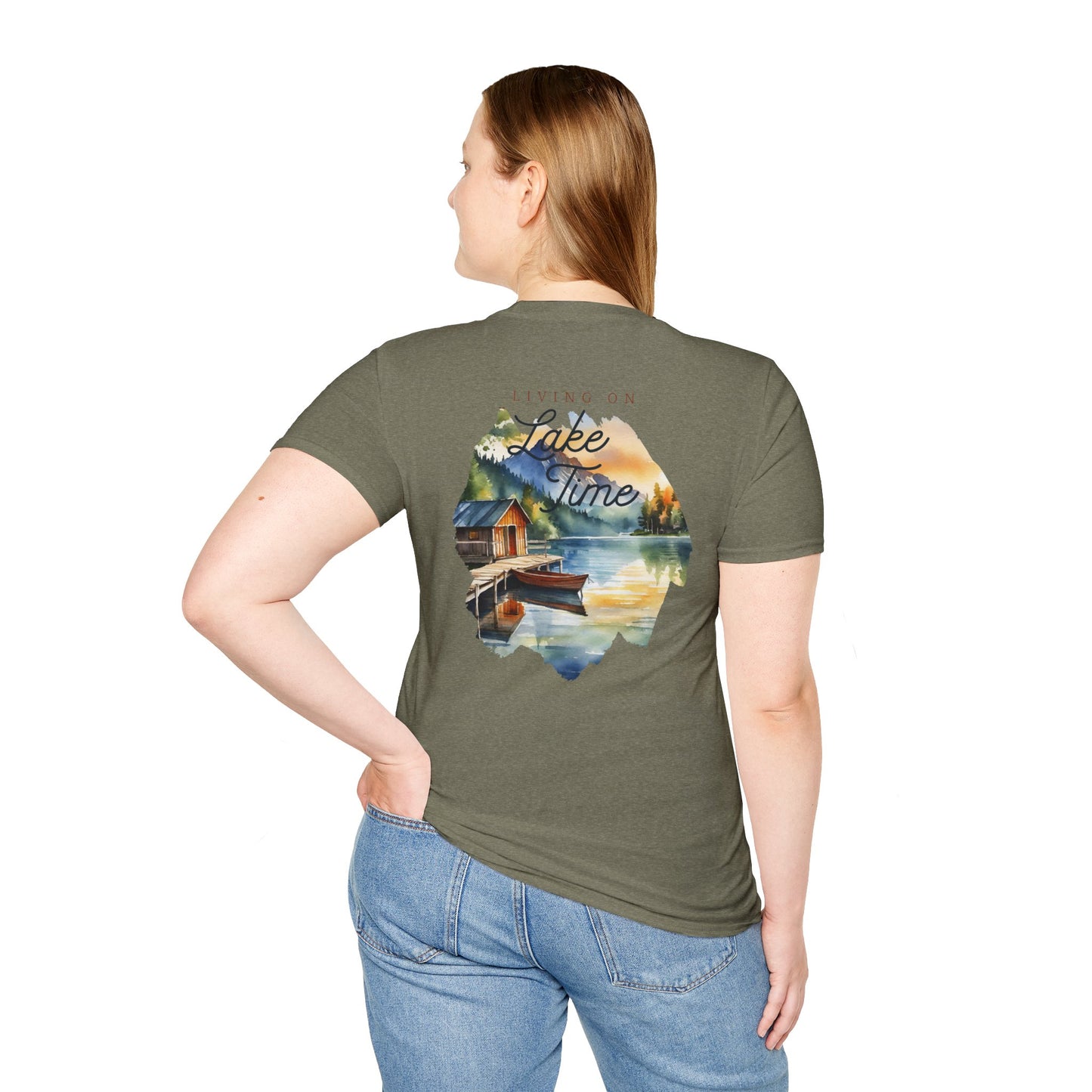 Lakt Time Scenic Cabin Boat T-Shirt