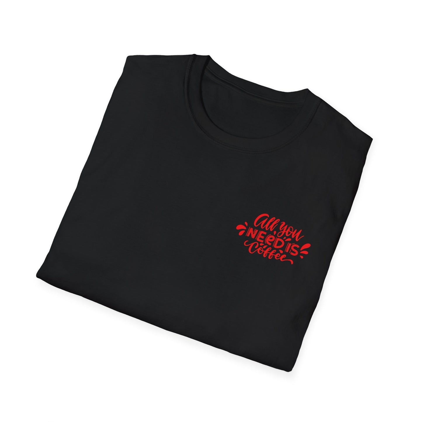 Coffee T-Shirt — "In the Morning When I Rise Give Me Coffee" Leopard Print