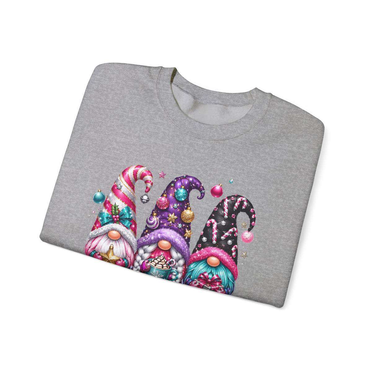 Christmas Gnome Sweatshirt - 'Tis the Season Holiday Crewneck