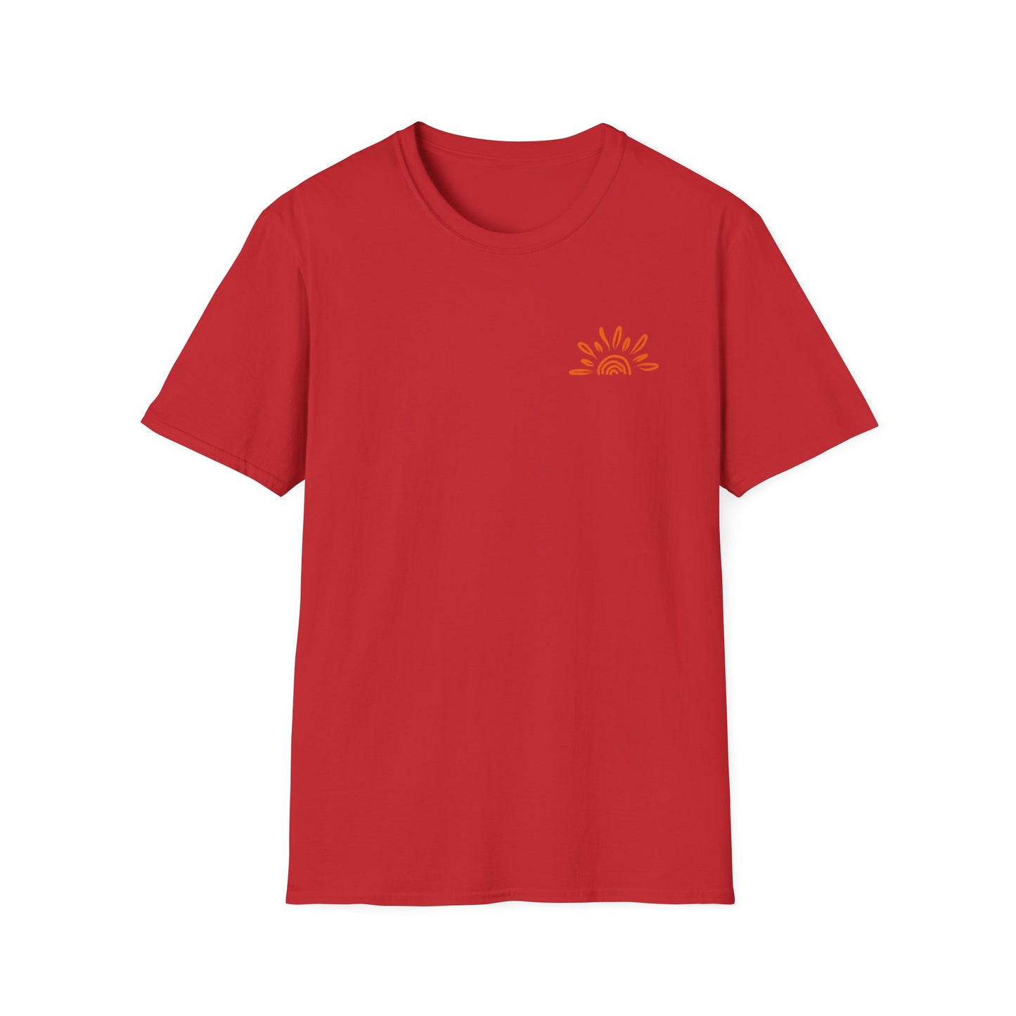 Lake Life T-Shirt — "Living the Dream at the Lake" Boat & Mountain Scene