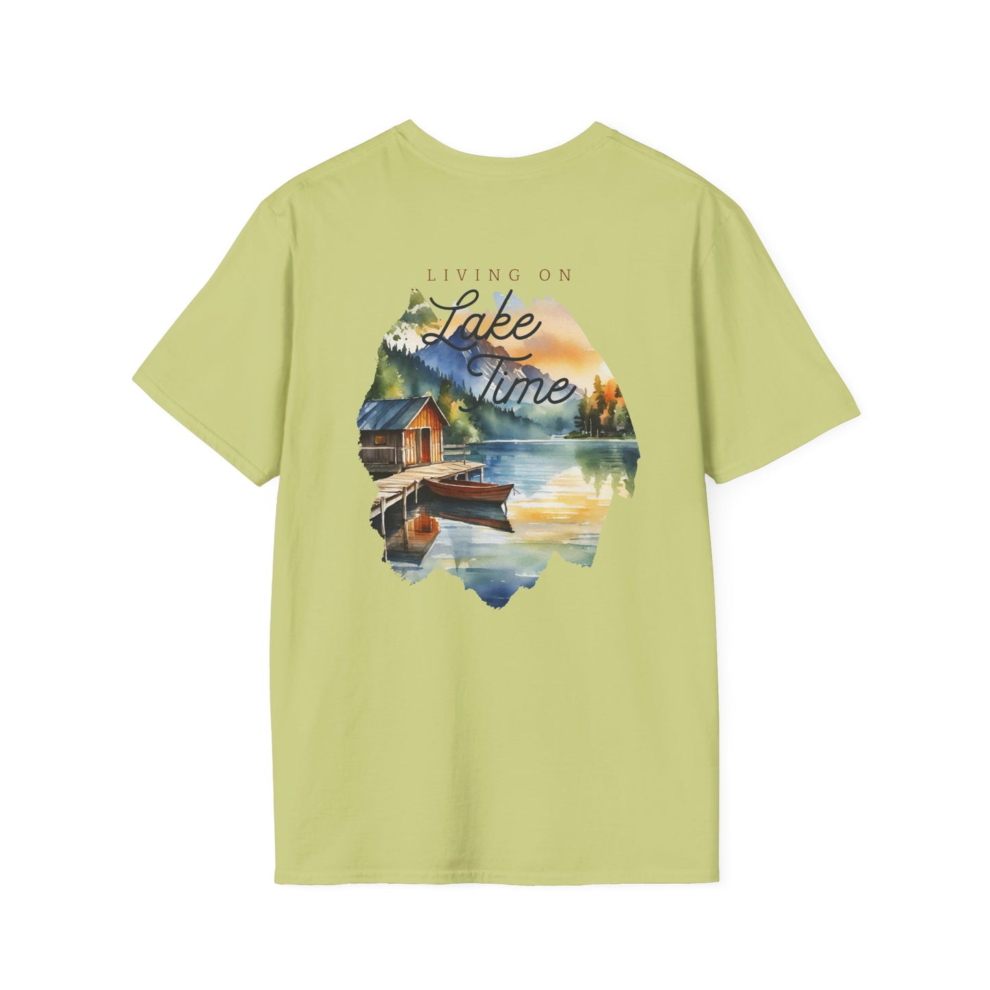 Lakt Time Scenic Cabin Boat T-Shirt