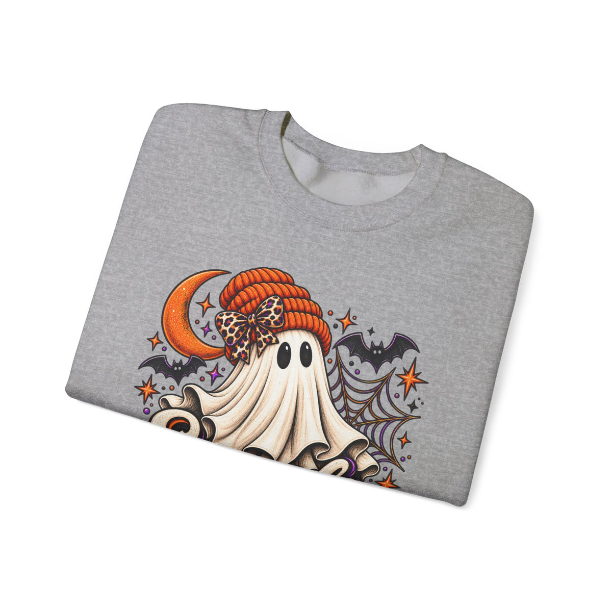 Halloween 'Spooky' Ghost Crewneck Sweatshirt