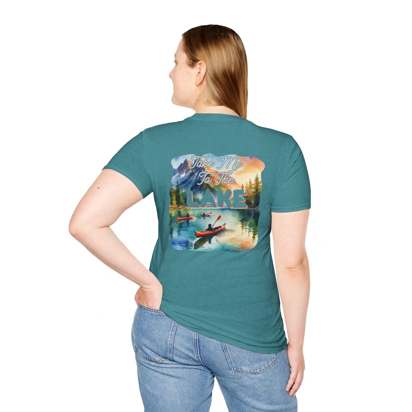 Take Me To The Lake Canoe T-Shirt — Lake Trip Camping Graphic Tee