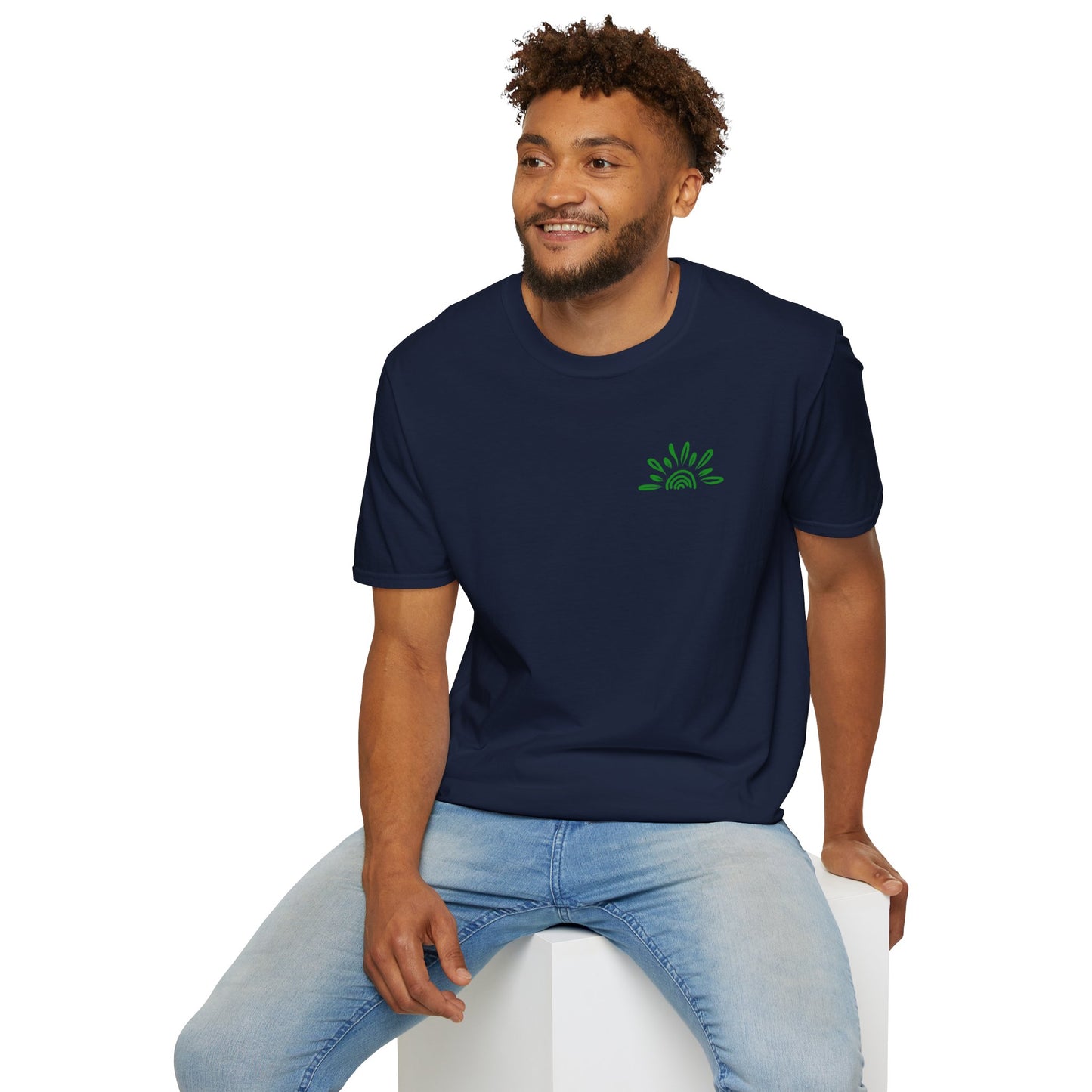Lake Life Tee — Scenic Boat & Colorful Sky T-Shirt