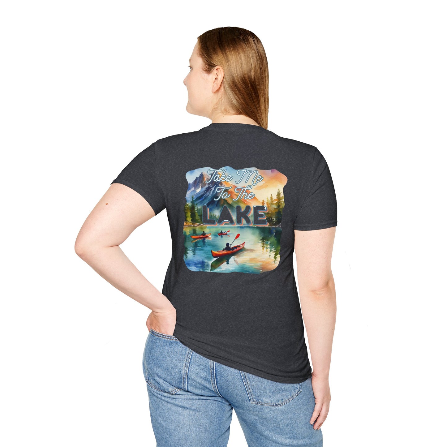 Take Me To The Lake Canoe T-Shirt — Lake Trip Camping Graphic Tee