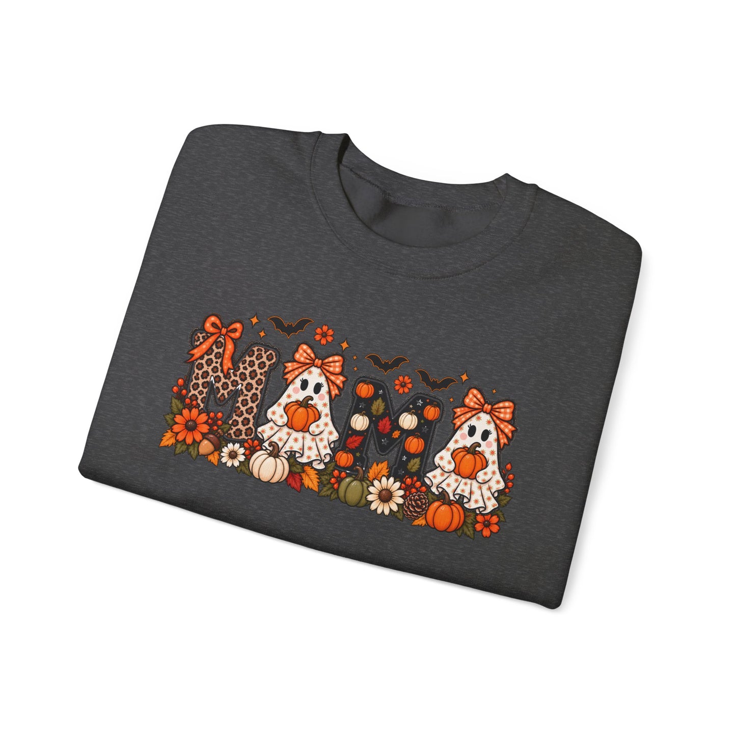 Mom Crewneck Sweatshirt — Floral Corgi Mom Graphic Pullover