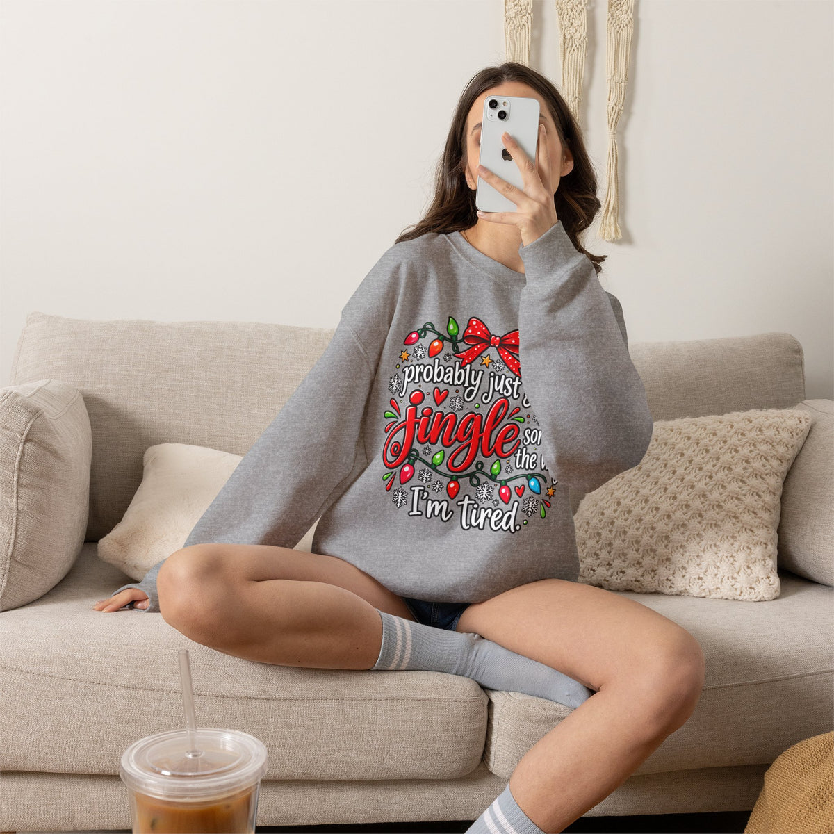 Probably Just Gonna Jingle All the Way I’m Tired Christmas Sweatshirt