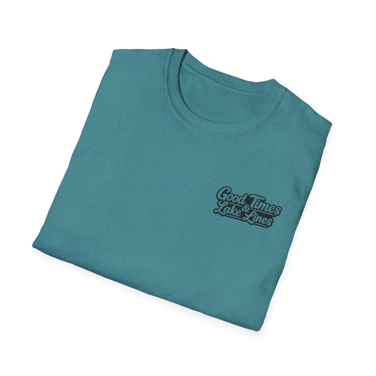 On Lake Time Fishing T-Shirt — Good Times & Lake Lines Collection