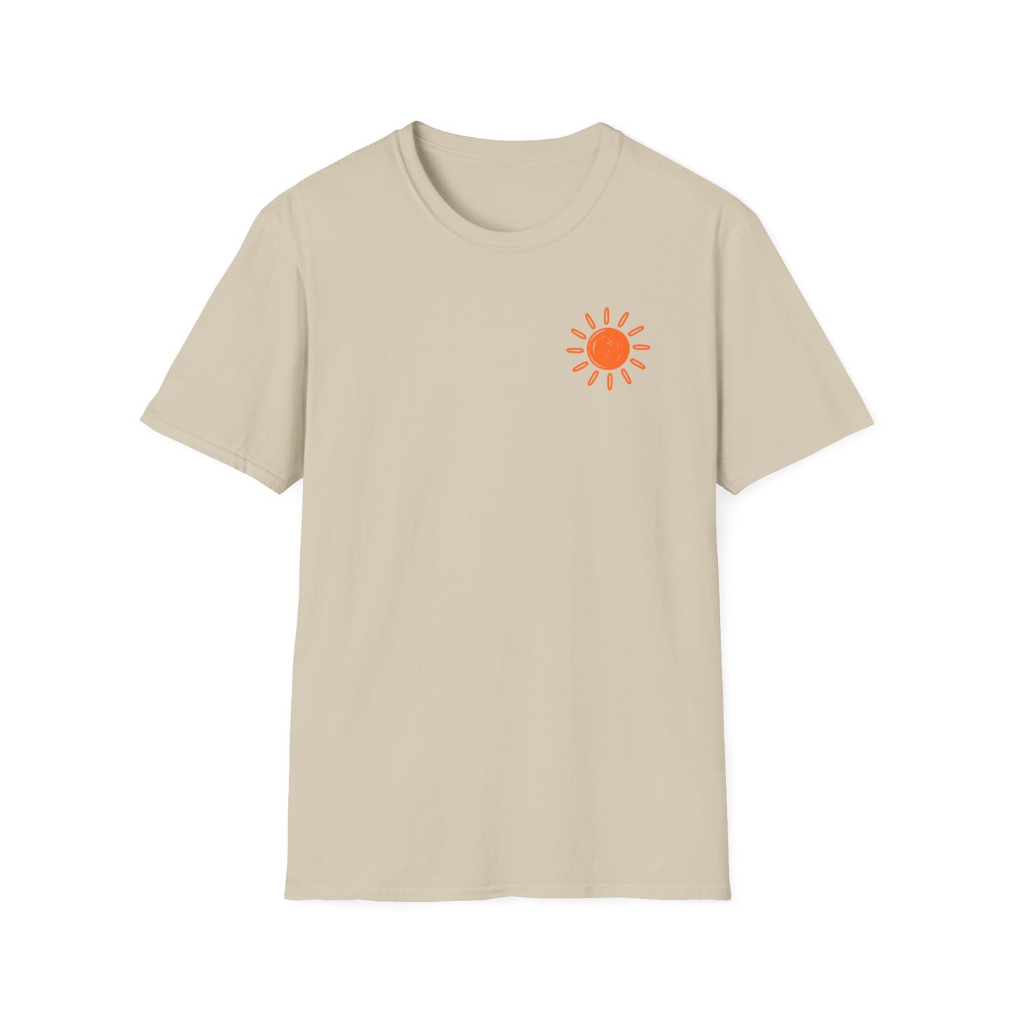 The Lake Made Me Do It Fishing Tee — Sunset Boat Graphic T-Shirt