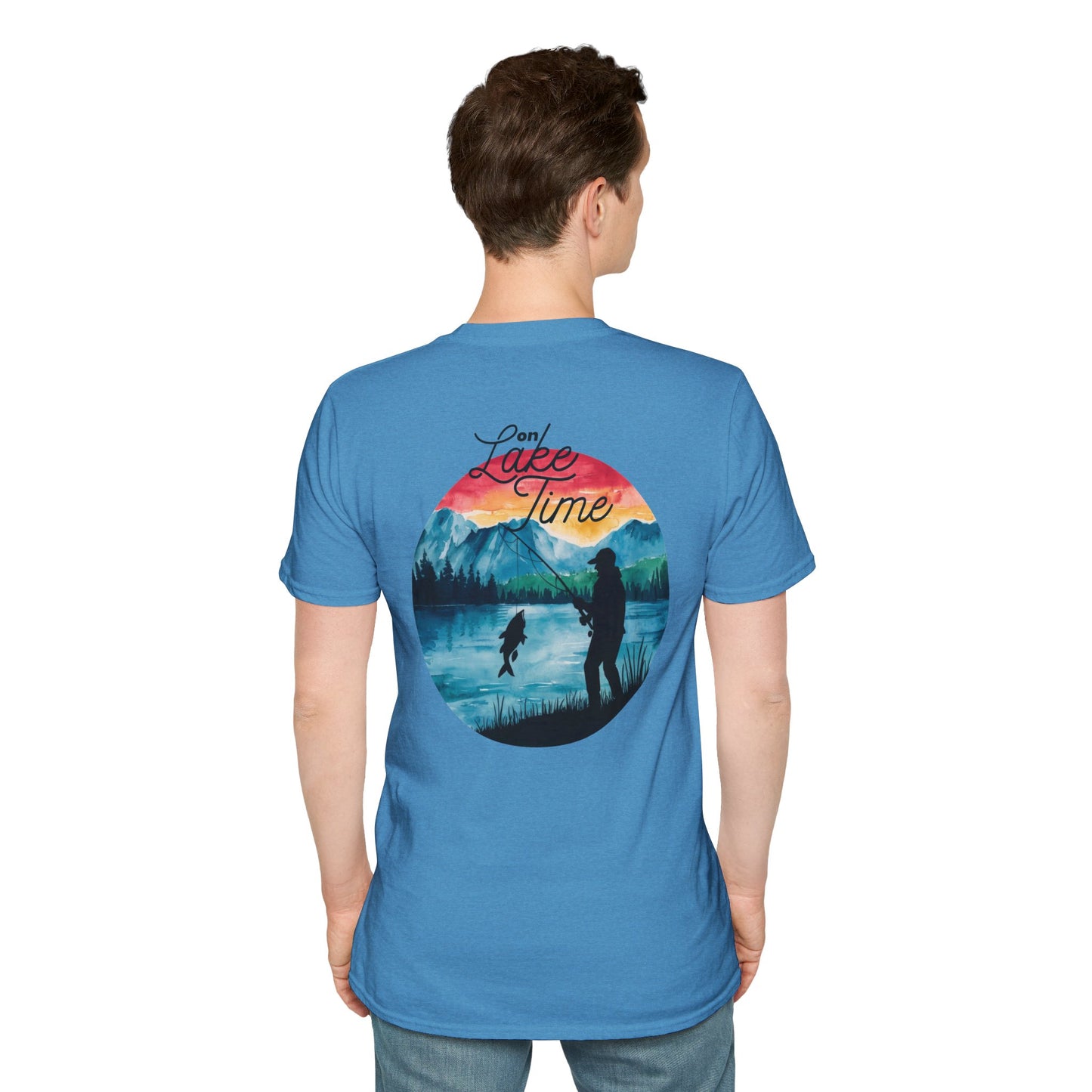 On Lake Time Fishing T-Shirt — Good Times & Lake Lines Collection