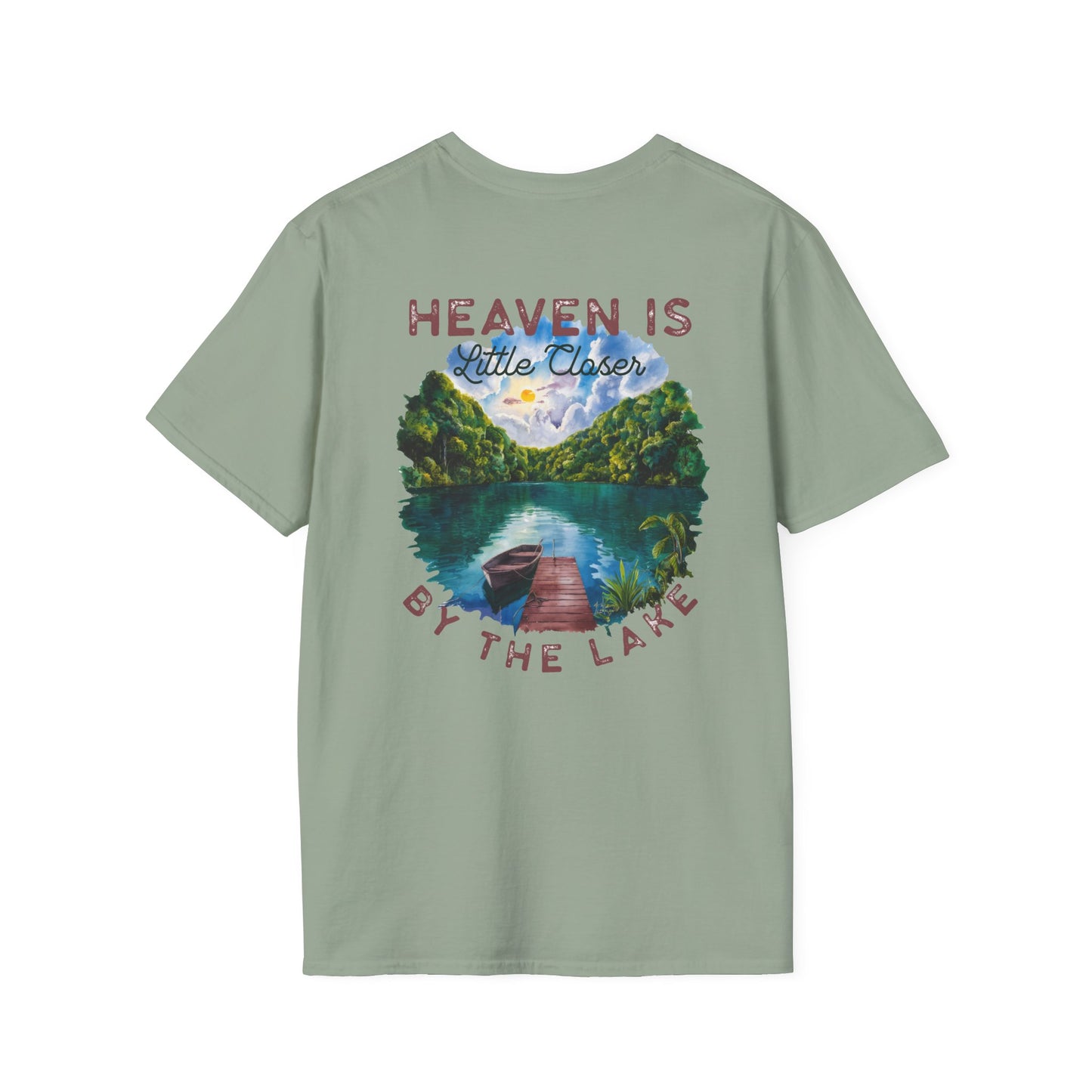 Heaven Is A Little Closer By The Lake T-Shirt — Scenic Lake Memorial Tee