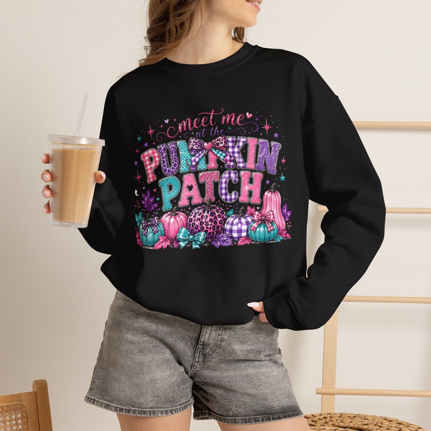 Pumpkin Patch Sweatshirt – "Meet Me at the Pumpkin Patch" Fall Crewneck