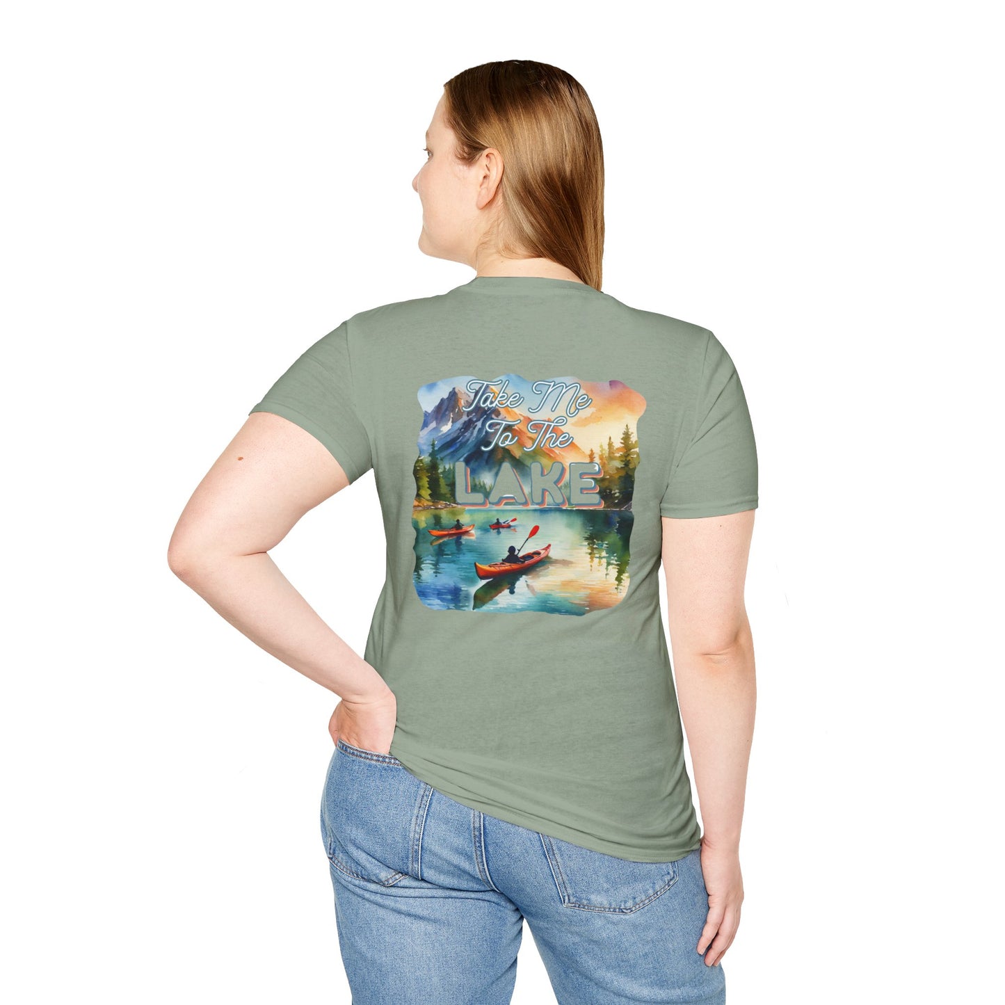 Take Me To The Lake Canoe T-Shirt — Lake Trip Camping Graphic Tee
