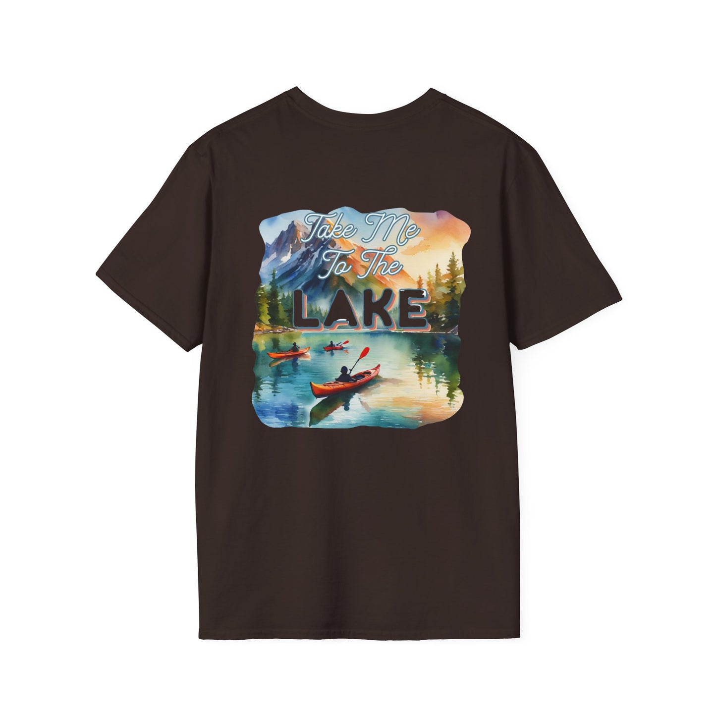 Take Me To The Lake Canoe T-Shirt — Lake Trip Camping Graphic Tee