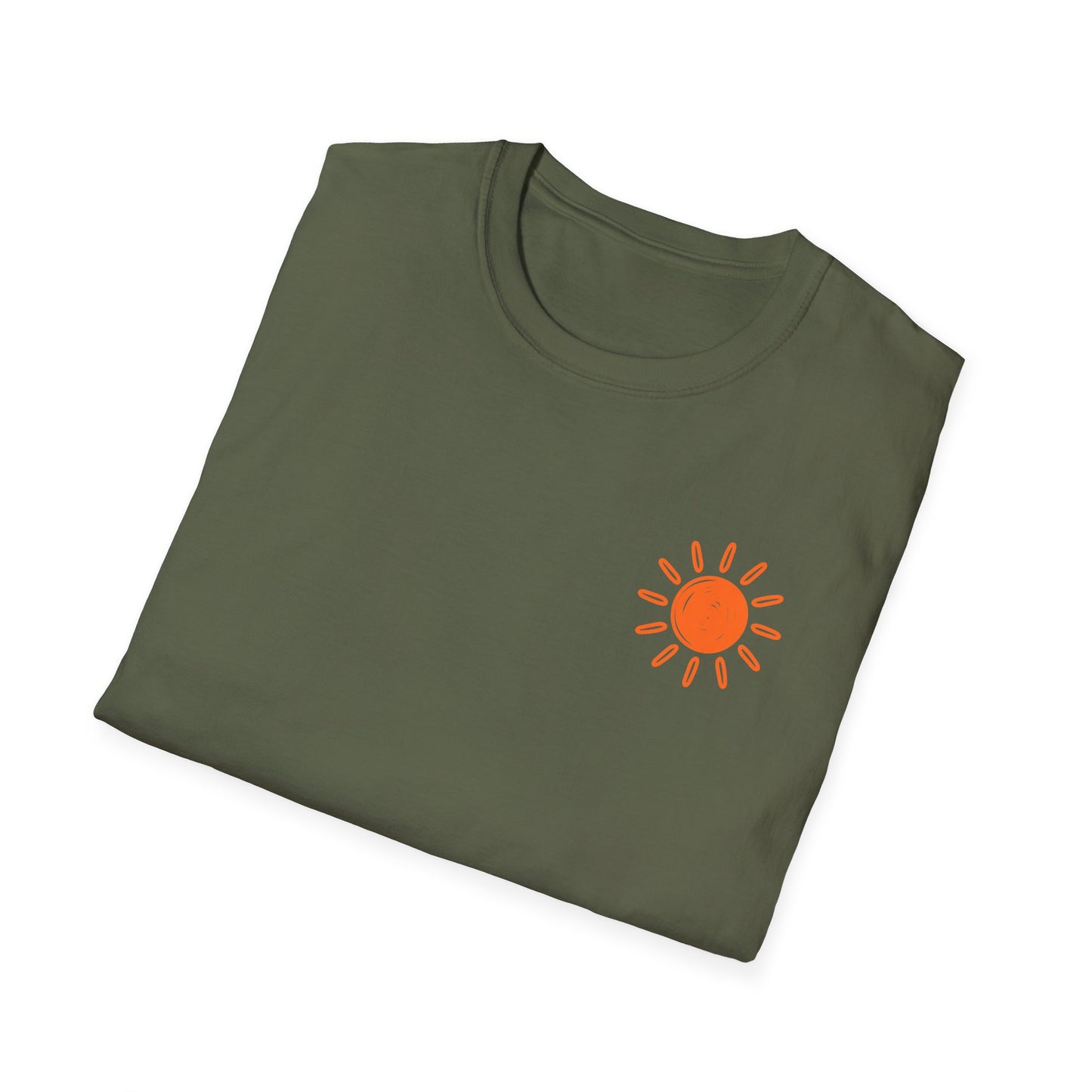 The Lake Made Me Do It Fishing Tee — Sunset Boat Graphic T-Shirt