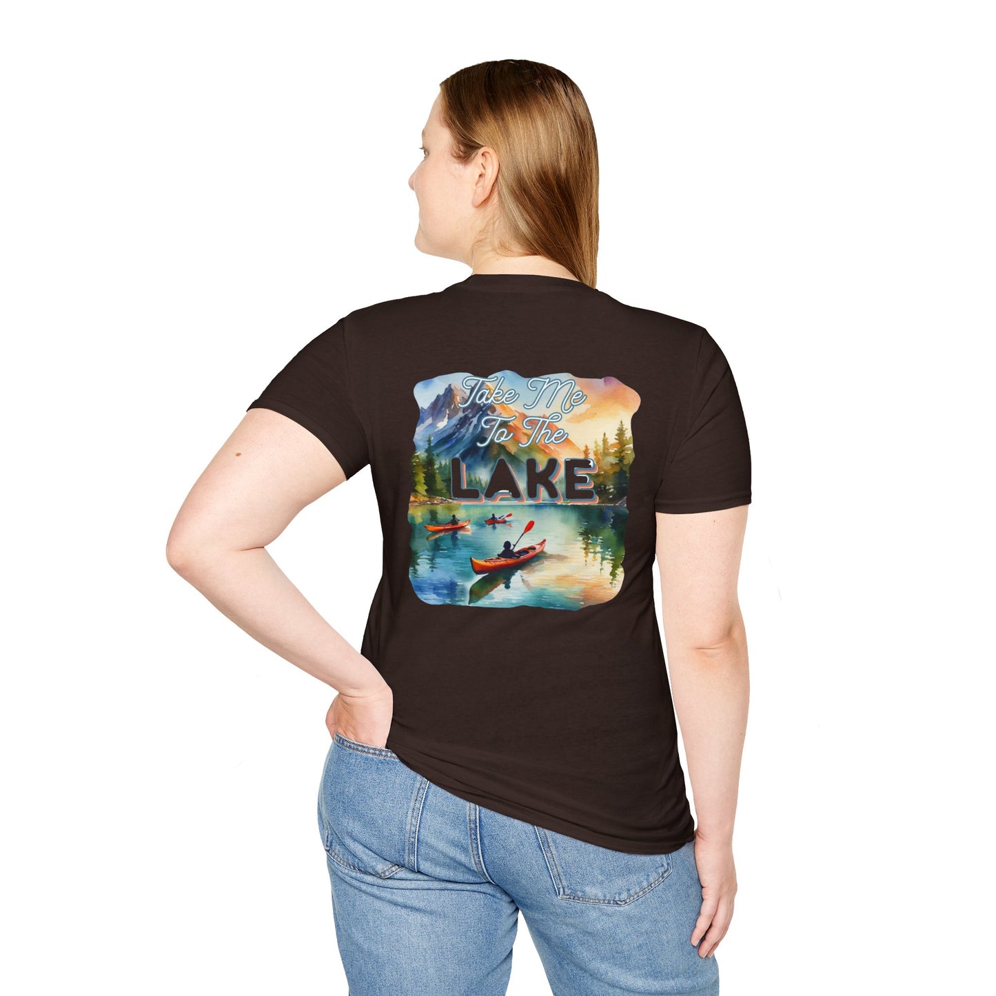 Take Me To The Lake Canoe T-Shirt — Lake Trip Camping Graphic Tee