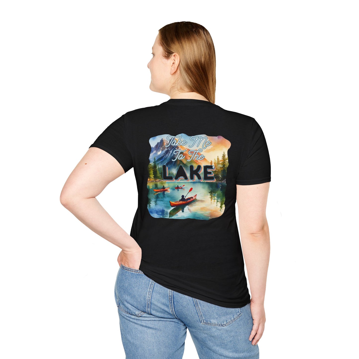 Take Me To The Lake Canoe T-Shirt — Lake Trip Camping Graphic Tee
