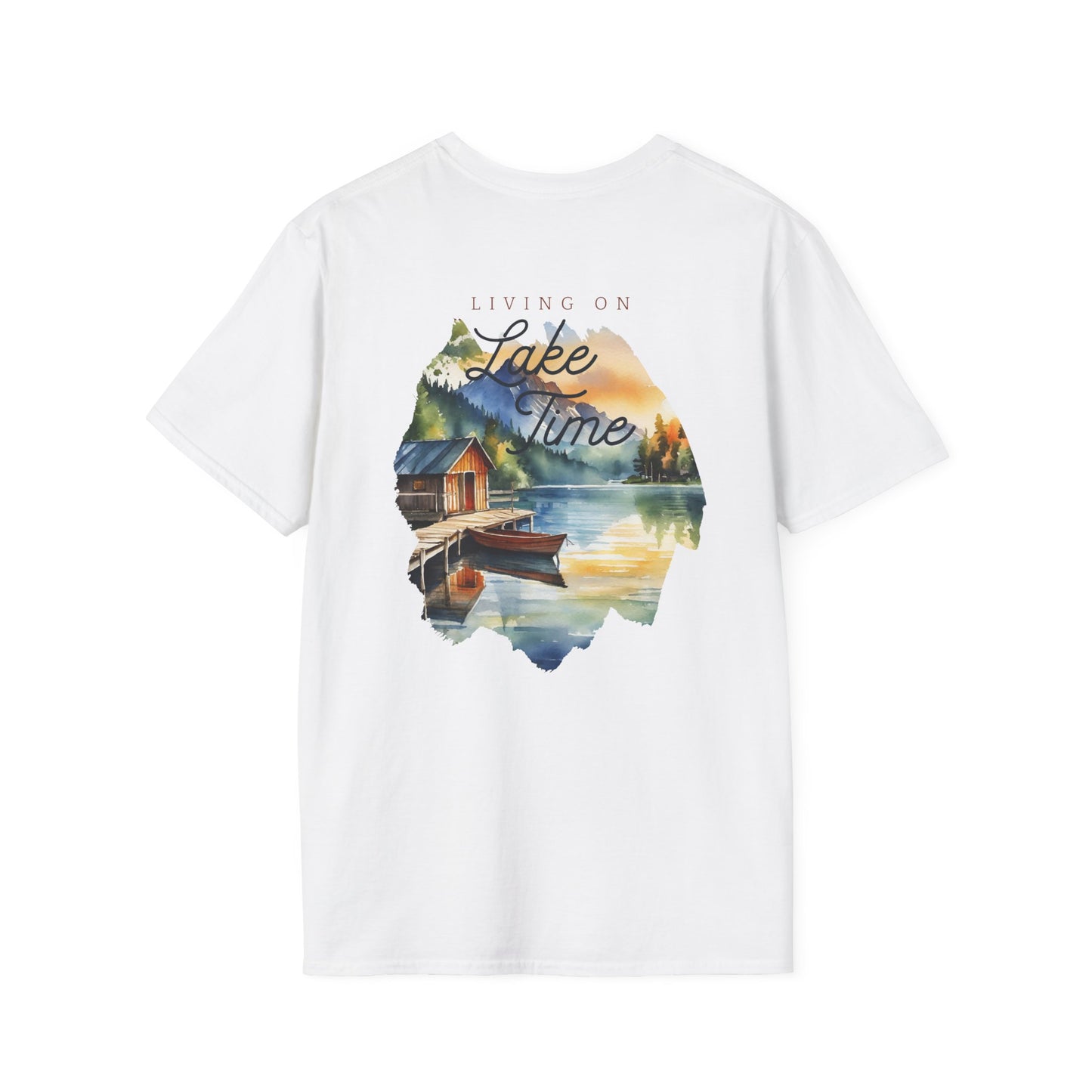 Lakt Time Scenic Cabin Boat T-Shirt
