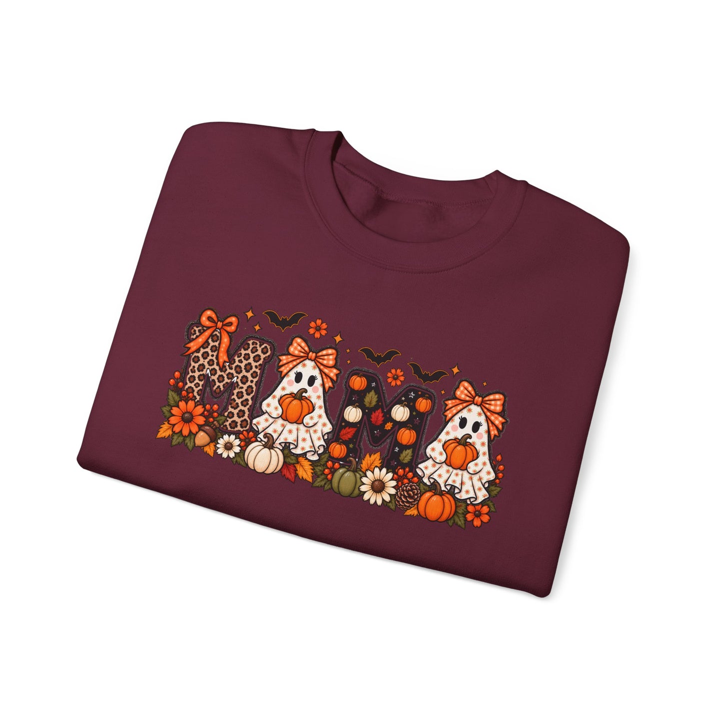 Mom Crewneck Sweatshirt — Floral Corgi Mom Graphic Pullover