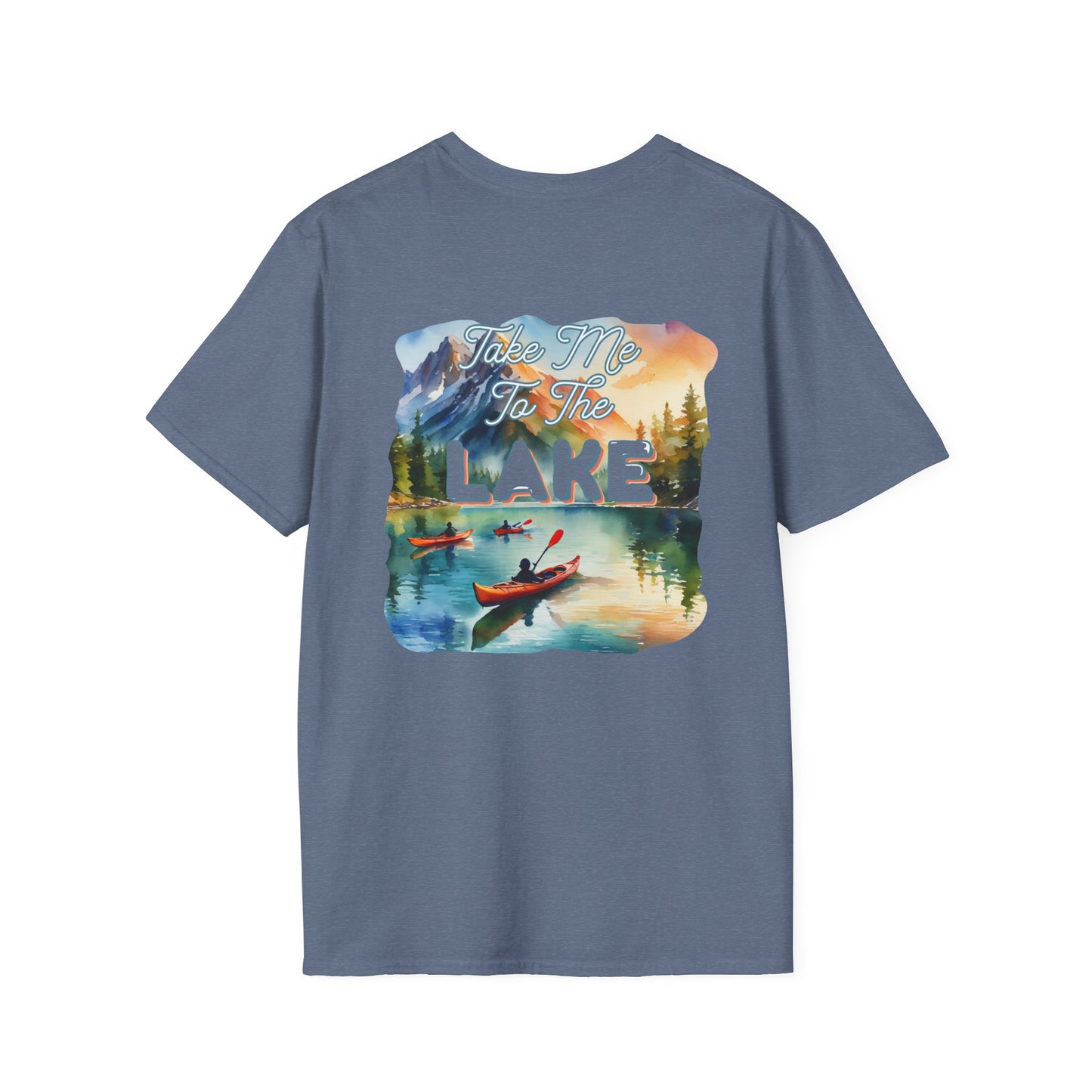 Take Me To The Lake Canoe T-Shirt — Lake Trip Camping Graphic Tee