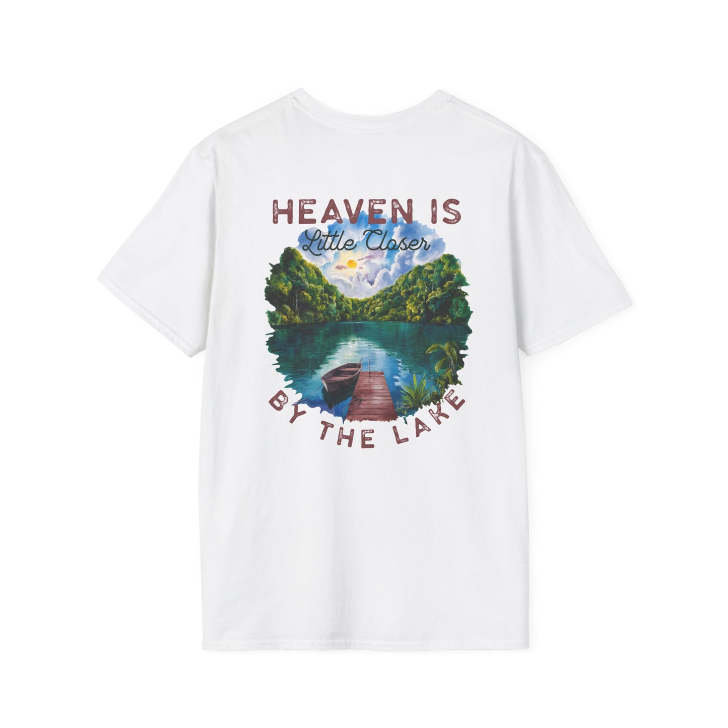 Heaven Is A Little Closer By The Lake T-Shirt — Scenic Lake Memorial Tee