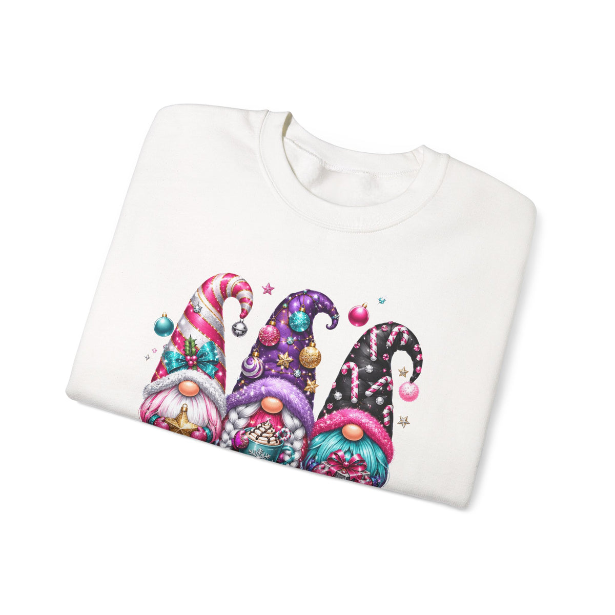 Christmas Gnome Sweatshirt - 'Tis the Season Holiday Crewneck