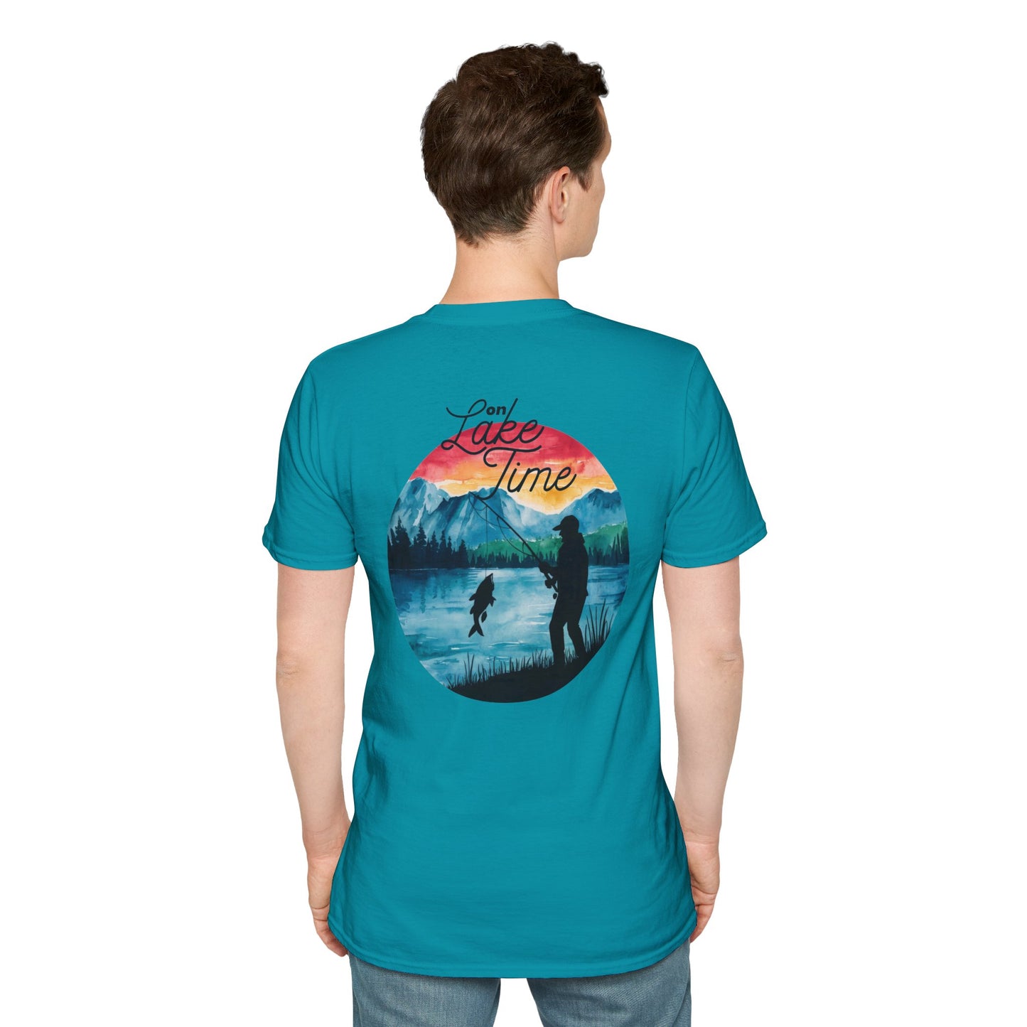 On Lake Time Fishing T-Shirt — Good Times & Lake Lines Collection