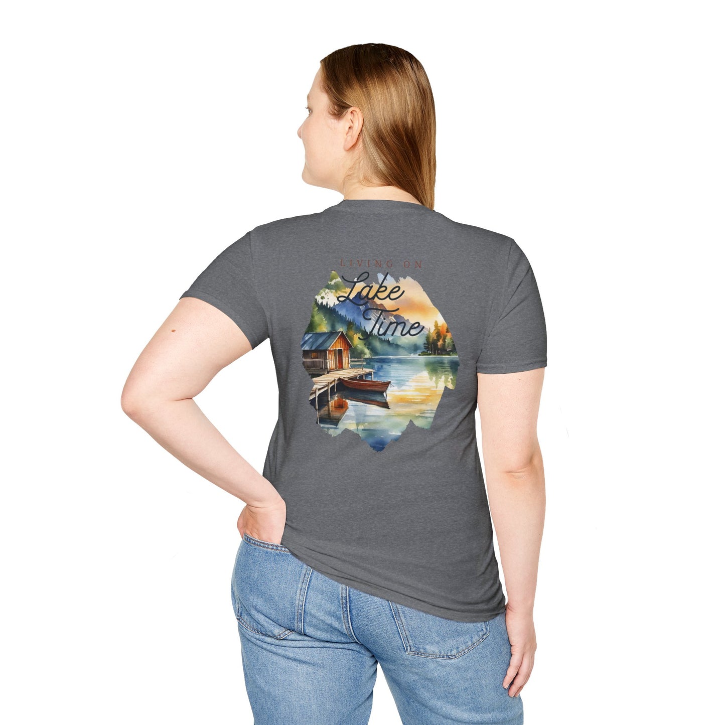 Lakt Time Scenic Cabin Boat T-Shirt