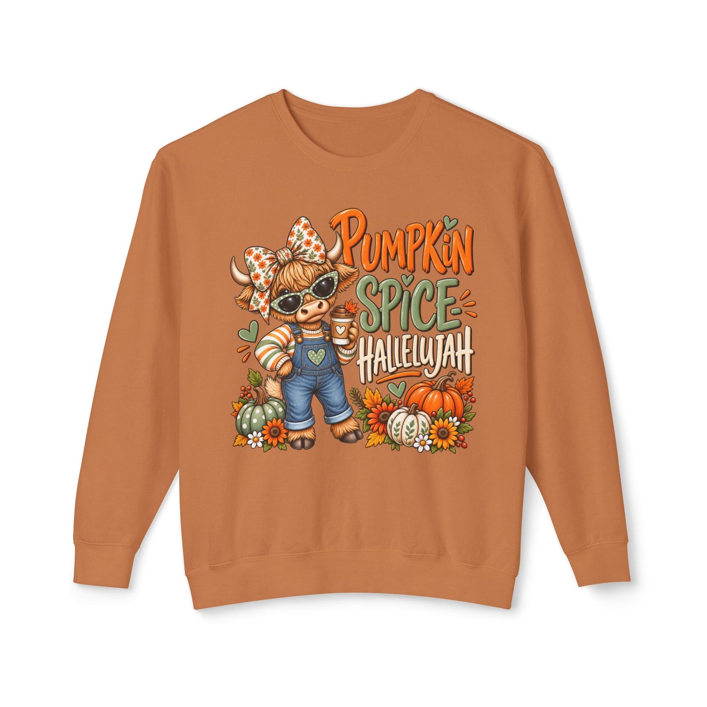 Pumpkin Spice Hallelujah Crewneck Sweatshirt